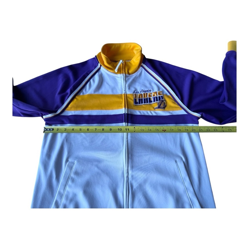 adidas Originals LA Lakers NBA Full Zip Track Jacket, Medium - Picture 6 of 8
